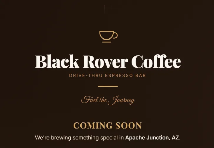 Black Rover Coffee screenshot
